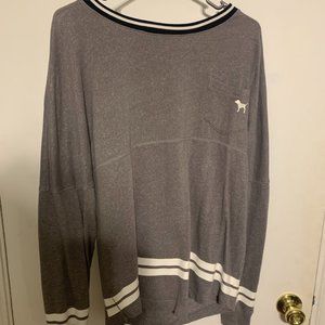 Pink Victoria Secret Oversize Jersey Pullover